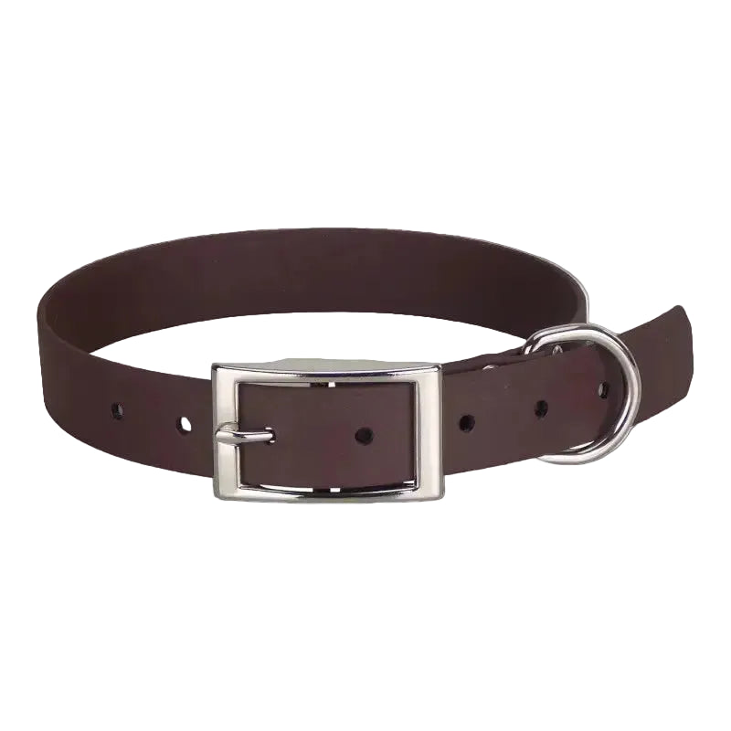 Collier pour chien en Biothane marron